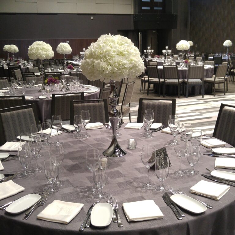 Hydrangeas Wedding Centerpieces