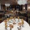 Tall Crystal Candelabra Centerpieces