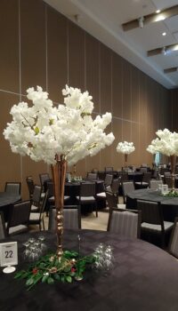 White Cherry Blossom Centerpieces