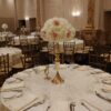 Blush Pink Roses and White Hydrangeas with Stands