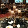 Crystal Globe Gold Candelabras