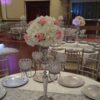 Silver Candelabras with Centerpieces