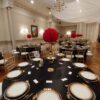 Red Hydrangea Centerpieces