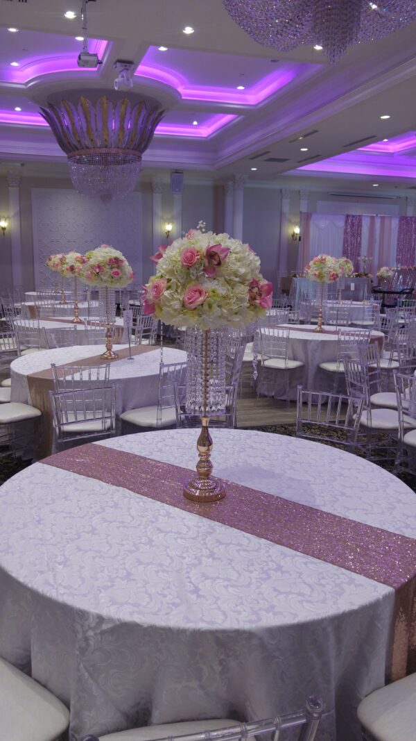 Crystal Garlands Metallic Gold Centerpieces - Image 5