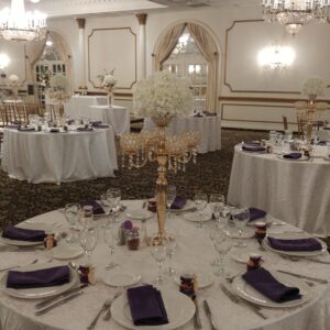 Candelabras centerpieces