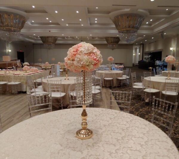 Crystal Garlands Metallic Gold Centerpieces - Image 7
