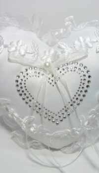 Wedding Heart Ring Pillow