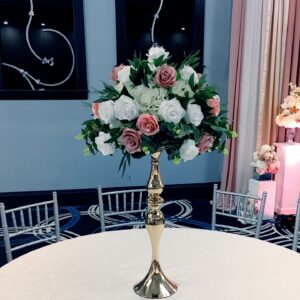 Artificial Mauve Roses light Pink Roses Centerpieces Rental
