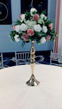 Artificial Mauve Roses light Pink Roses Centerpieces Rental
