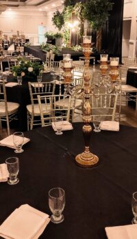 Antique Victorian Candle Holders Centerpiece Rental for Weddings & Events